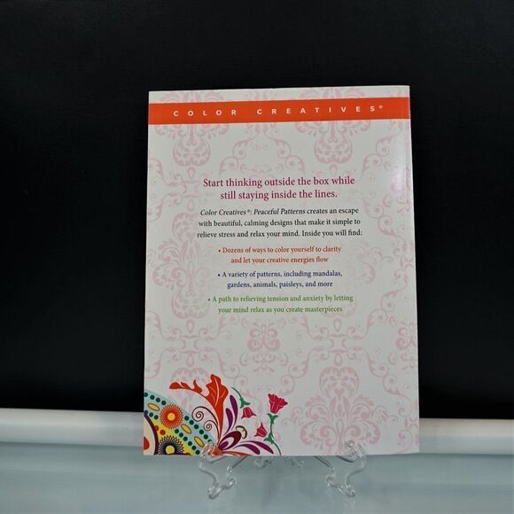 Color Creatives Book Peaceful Patterns Coloring To Relax And Soothe - Picture 2 of 9